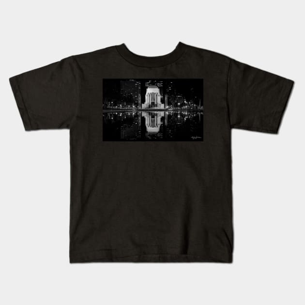 POOL OF REFLECTION Kids T-Shirt by lordveritas